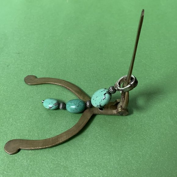 Carolyn Pollack CP 925 SS Green Turquoise Enhancer - Picture 2 of 5